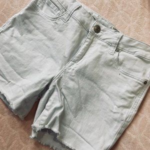 White Denim Shorts